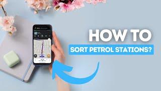 How to sort petrol stations on Waze?