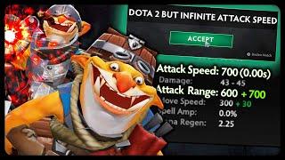 Dota 2 But Infinite Attack Speed