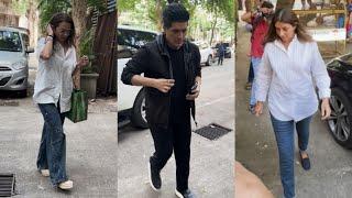 Manish Malhotra, Shweta Bachchan-Nanda, Seema Sajdeh Arrives For Malaika Mother House In Bandra