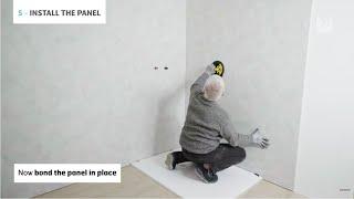 How to install bathroom wall panels – Nuance – POLYREY