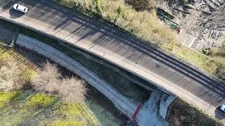 Rugby and District from above - Cement works Quarry HS2 update - Feb 2024