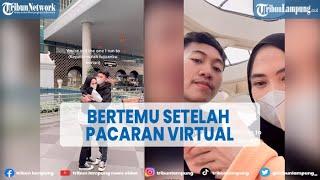 Viral Pasangan Kekasih Ini Akhirnya Bisa Bertemu setelah Pacaran Virtual