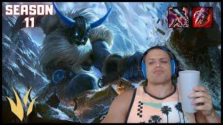  Tyler1 BACK IN MASTERS | Season 11 Preseason | Olaf Jungle Gameplay ᴴᴰ