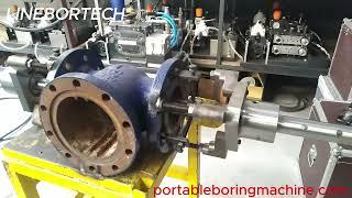 How to Install  Portable Line Boring Machine!