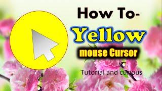 yellow mouse Cursor, How To Get A Yellow Circle Around Your Mouse Cursor For free,