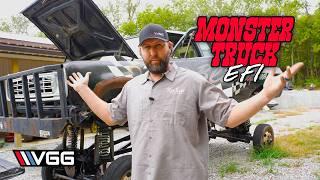 Mopar Monster Truck Gets Holley EFI, Exhaust, and Rear Main!