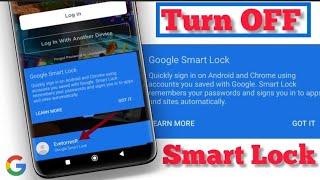 How to remove/Turn off Google Smart Lock On Roblox
