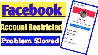 How to remove account restricted from facebook account 2021