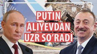 Ukrainaga bosqin: 1039-kun | Putin Aliyevga qo’ng’iroq qildi, uchoq halokati uchun uzr soʻradi