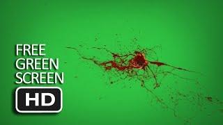 Free Green Screen - Bullet Hit Body Blood Effect