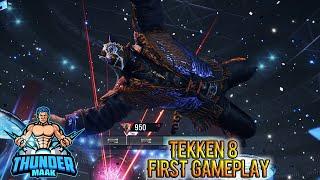 Tekken 8 CBT - KING First Match Gameplay by MAAKTHUNDER