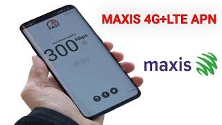 How to make Maxis Internet faster? New Faster 4G apn for Maxis