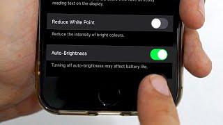 How to Disable/Enable Auto Brightness on iPhone | Increase/Decrease Brigthness on iPhone