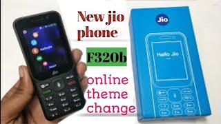 New jio phone f320b me ऑनलाइन Theme चेंज कैसे करें