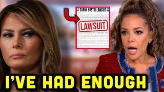 The View EXPLODES as Sonny Hostin PLEADS with Melania Trump Over $100M Lawsuit!