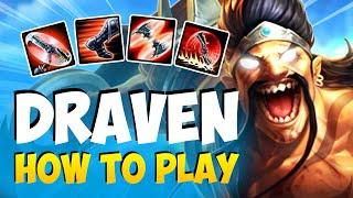 How to Play DRAVEN ADC for Beginners | Draven Guide Season 11 | League of Legends