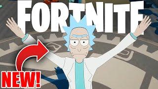 NEW Rick Sanchez Skin in FORTNITE (All Rick and Morty Skins & How to get it) 4K60FPS