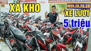 THANH LÝ XE LƯỚT SONIC AB125 AB160 VARO 150 NVX 155 SONIC SATRIA RAIDER EXCITER 155 SỐC 5 TRIỆU XE M