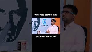 What is class loader in java? by Ashish Sir #javainterview #bootstrap #classloader