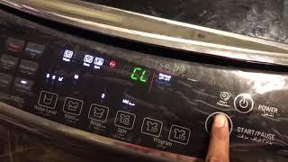 HOW TO UNLOCKED CHILD LOCK IN TOP LOAD LG WASHING MACHINE   EVEN THERE IS NO CHILD LOCK ICON