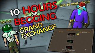 I Begged For Money At The Grand Exchange For 10 Hours (OSRS)