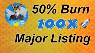 Floki CEO Token Biggest News || Major Listings || 50% Tokens Burn || 100X Meme Coin