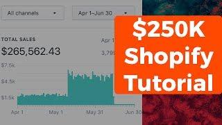 How We Built A $250K Shopify Business In 2017 In Under 90 Days