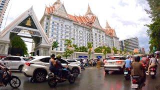 Phnom Penh City Tour - Driving On the Street - Cambodia 2024 [4k]