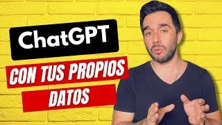 Haz que ChatGPT use tus datos para responder