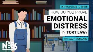 How Do You Prove Emotional Distress in Tort Law?