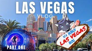 Las Vegas Vlog 2023 | Part 1 | Cheap Drinks | NYNY Casino | America Diner | The Cosmo | Slot Play