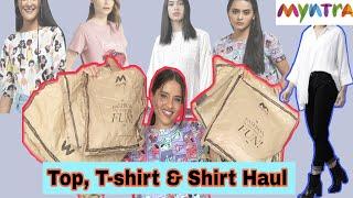 *HUGE Myntra Sale Haul For Top, Shirt, T-shirt | Affordable & Trendy Tops  | Myntra Under 500 Haul