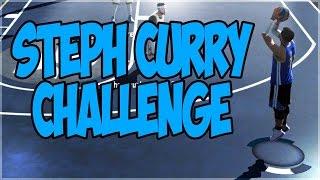 THE STEPH CURRY CHALLENGE!! CRAZY DEEP SHOTS!! NBA 2K16 MYPARK CHALLENGE