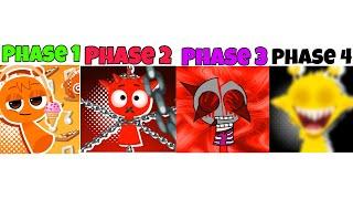 Sprunki animation intro VS Sprunki horror intro VS phase 3 VS phase 4 intro