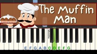 Easy Piano Play-along: The Muffin Man