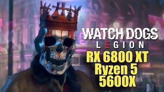 Watch Dogs Legion RX 6800XT OC & Ryzen 5 5600X | 1080p-1440p-2160p RayTracing ON/OFF FRAME-RATE TEST