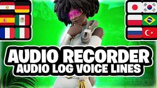 Fortnite Audio Recorder Doctor Slone Audio Log Voice lines "Part 1" (CH4-S3) [Localization]