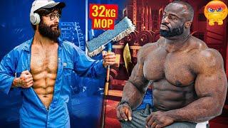 Anatoly's 32kg Mop Lift Challenge – Can the Competition Keep Up? 