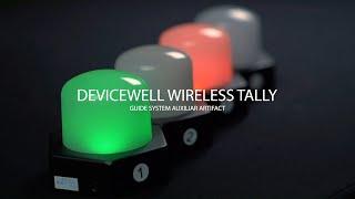 DeviceWell MD1010 Wireless Tally Light Transmitter + MD1011 Wireless Tally Light Indicator