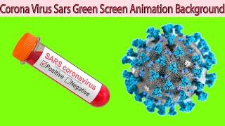 Corona Virus SARS Green Screen Animation symptoms outbreak (covid-19)