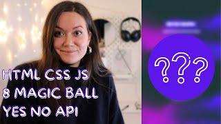 Build an api project using a YES NO API, FETCH, JAVASCRIPT ES6 || The Ultimate API Challenge #1