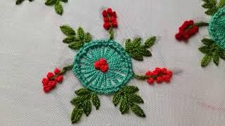Hand embroidery design very beautiful all over design for dress