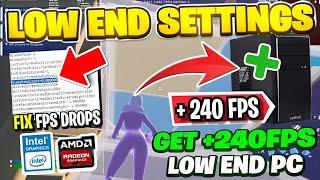 FIX FPS Drops & Stutters In Fortnite Chapter 6 | Fortnite LAG Freezing, Stuttering LOW-END PC