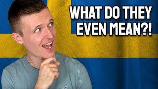 Things SWEDES Say That CONFUSE Me (Sweden’s STRANGEST Words)