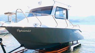 Yeni Tekne Suya indi | Denizle ilk buluşma ve Detaylar | Marin boat Samba long 6.20