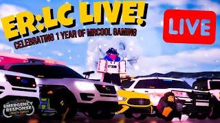 ER:LC LIVE with viewers! *Celebrating 1 Year of MrCool Gaming* (Liberty County Roblox)