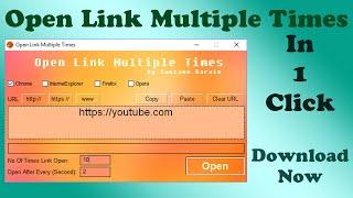 Open Same Link Multiple Times In Chrome Browser Trick Free Software For PC Laptop With Download Link