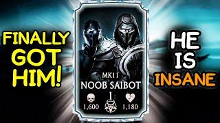 MK Mobile. I GOT NOOB SAIBOT! He is SO GOOD! Epic MK11 Team Gameplay.