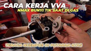 NMAX BUNYI TIK SAAT DI GAS | CARA KERJA VVA NMAX | TENAGA NMAX NGEMPOS