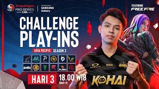  [ID] AP Free Fire | Snapdragon Mobile Challenge Play-Ins | Season 3 Hari 3